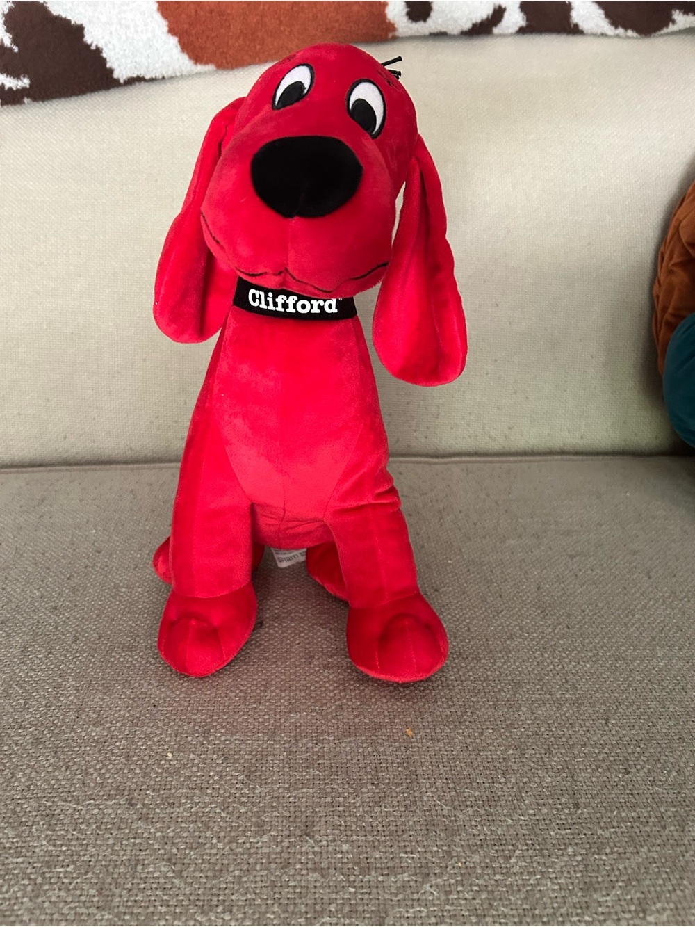 Clifford The Big Red Dog Plush Stuffed Animal 13” Red Puppy Toy Cartoon Play